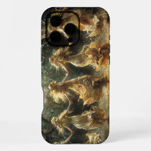 16 Pro Max Funda para iPhone de la Diosa Luna Bailarina