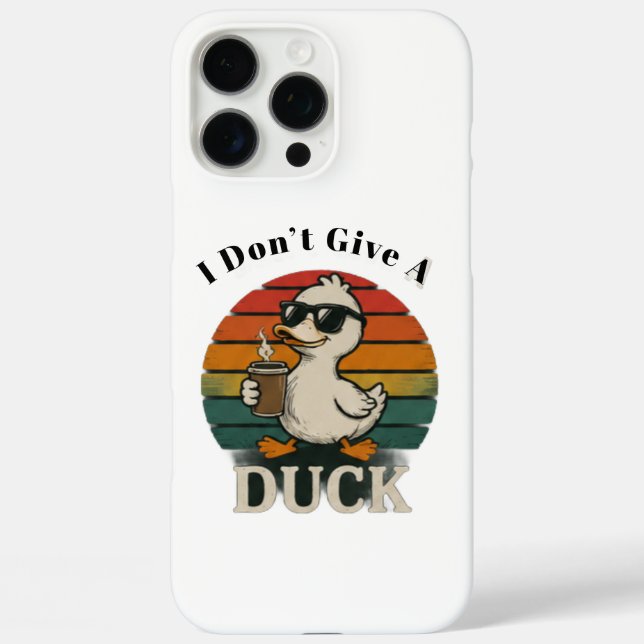 16 Pro Max Funda para iPhone de Pato Adorable – Diseño de Pat (Reverso )
