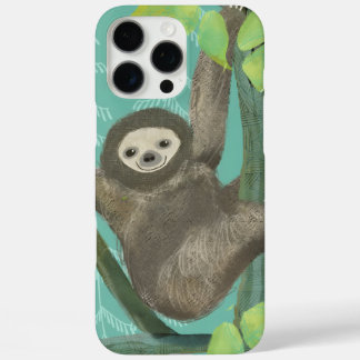 16 Pro Max Funda para iPhone de Perezoso Adorable