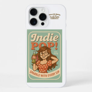 16 Pro Max Funda para iPhone Indie Pop – Etiqueta de Refresco