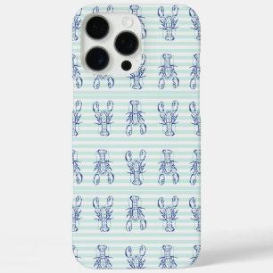 16 Pro Max Funda para iPhone / iPad de langostas azules