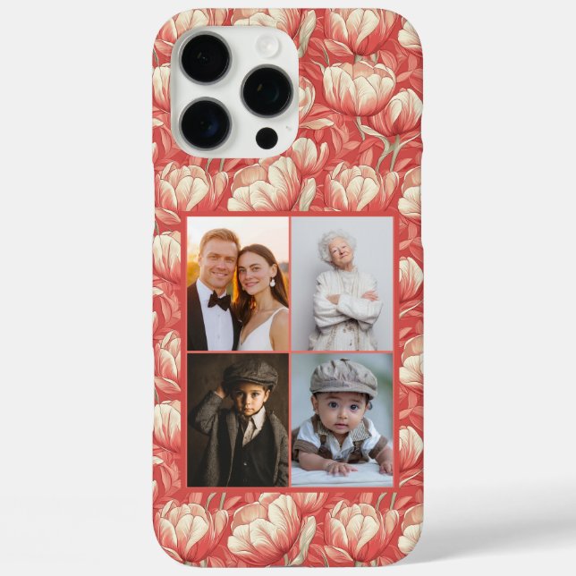 16 Pro Max Funda para iPhone personalizable con foto de tulip (Reverso )