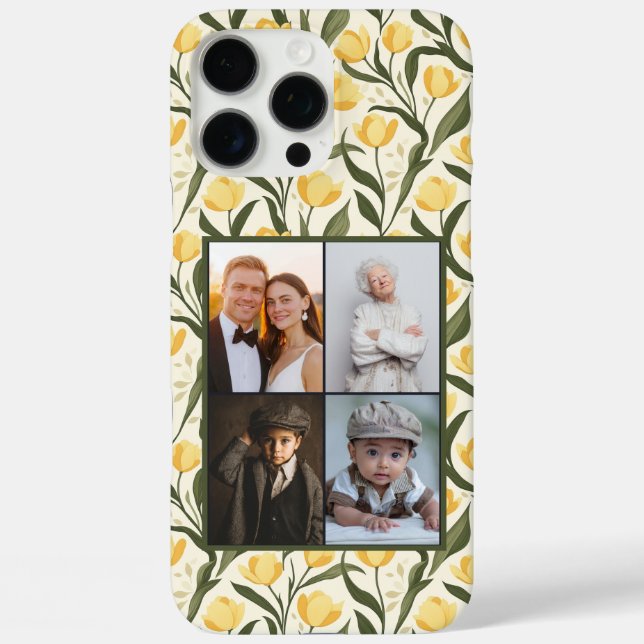 16 Pro Max Funda para iPhone personalizable con foto de tulip (Reverso )