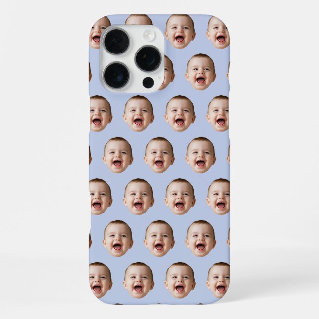 16 Pro Max Funda para iPhone personalizada con la cara del be (Reverso )