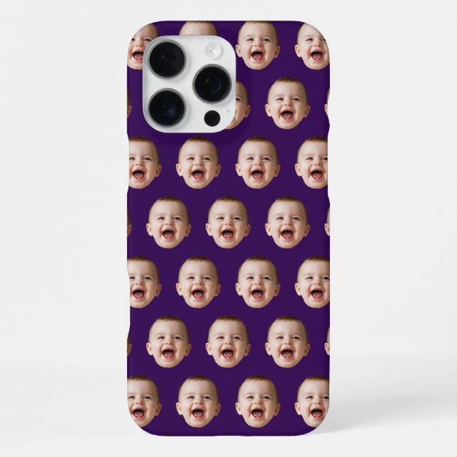 16 Pro Max Funda para iPhone personalizada con la cara del be (Reverso )