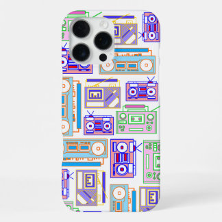 16 Pro Max Funda para iPhone Pop Art Boom Box