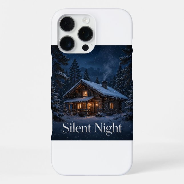 16 Pro Max Funda para iPhone Silent Night Cabin (Reverso )