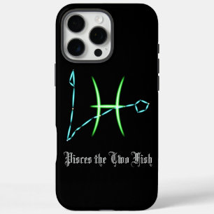16 Pro Max Funda para iPhone Zodiac Constellation Piscis Case