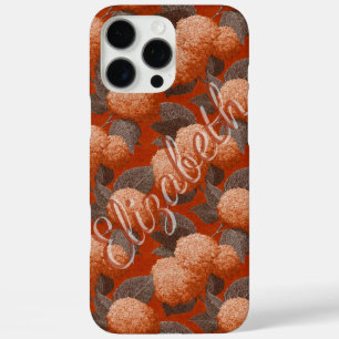 16 Pro Max Funda personalizada para iPhone con hortensias lin
