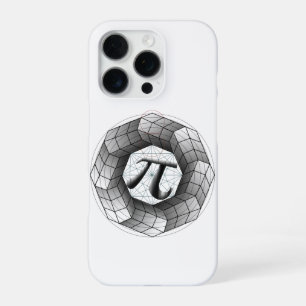 16 Pro Símbolo Pi-π, Funda para iPhone de Ilusión Óptica