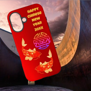 16 Prosperity Koi funda del iPhone de Año Nuevo chino