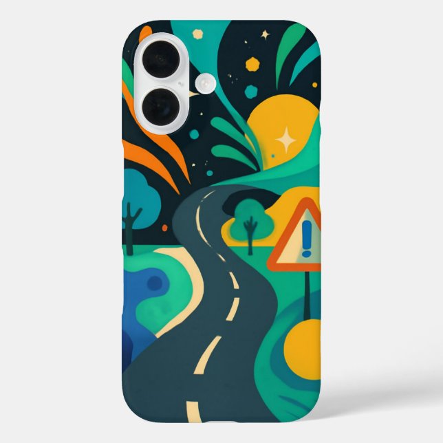 16 Resumen del diseño Funda para iPhone 16" (Reverso )