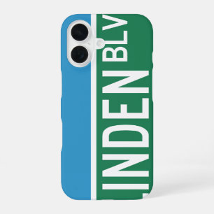 16 Rótulo Linden Boulevard Funda para iPhone XS
