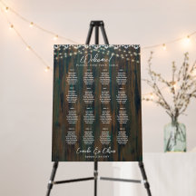 16 Tabla Rústica Lace Luces de asiento GRÁFICO