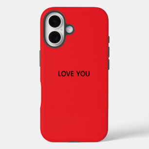 16 TE AMO Funda para iPhone DURO
