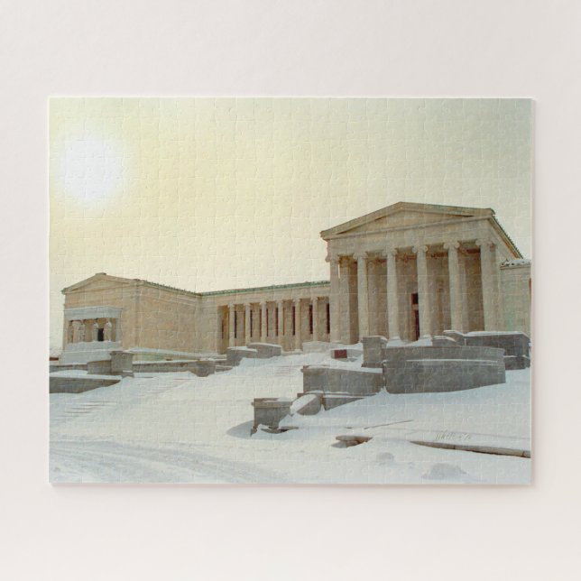 16"x20" Galería de arte Albright Knox Puzzle jhele (Horizontal)