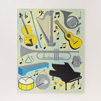 16x20 Instrumentos rompecabezas para personas de c