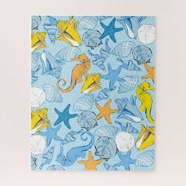 16x20 Shells Puzzle for Colorblind People (Vertical)
