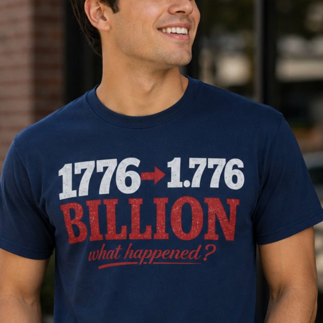 1776 a 1.776 Mil Millones Camiseta (Subido por el creador)