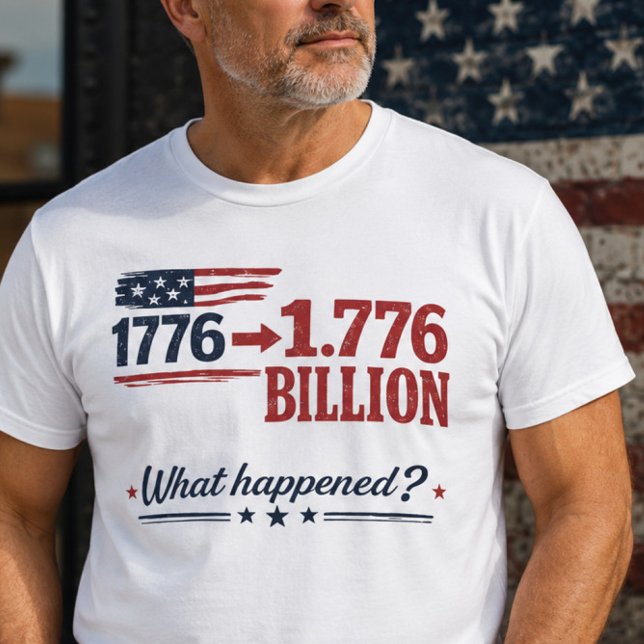 1776 a 1.776 Mil Millones Camiseta – ¿Qué pasó?  (Subido por el creador)