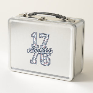 1776 América Floral Patriótico Vintage Diseño Vect