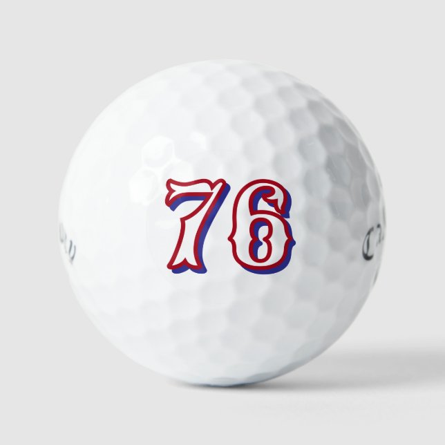 1776 Bolas de golf de EE.UU. - Número personalizad (Anverso)