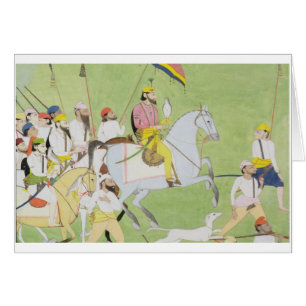 1796-1840) cazas de Rajah Dhian Singh (con compani