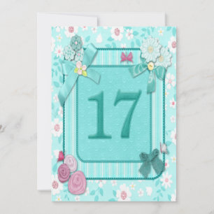 17.ª invitación a la fiesta de cumpleaños