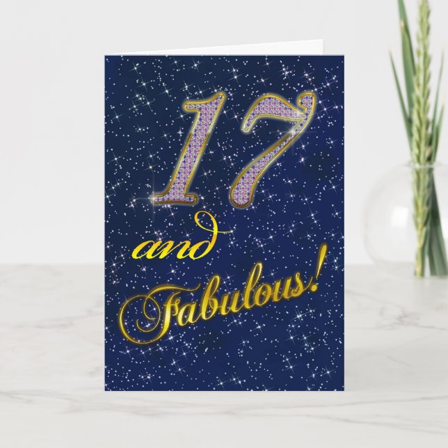 17.ª invitación a la fiesta de cumpleaños (Anverso)