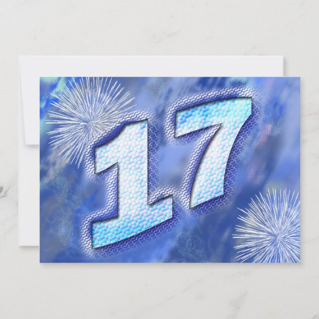 17.ª invitación a la fiesta de cumpleaños (Anverso)