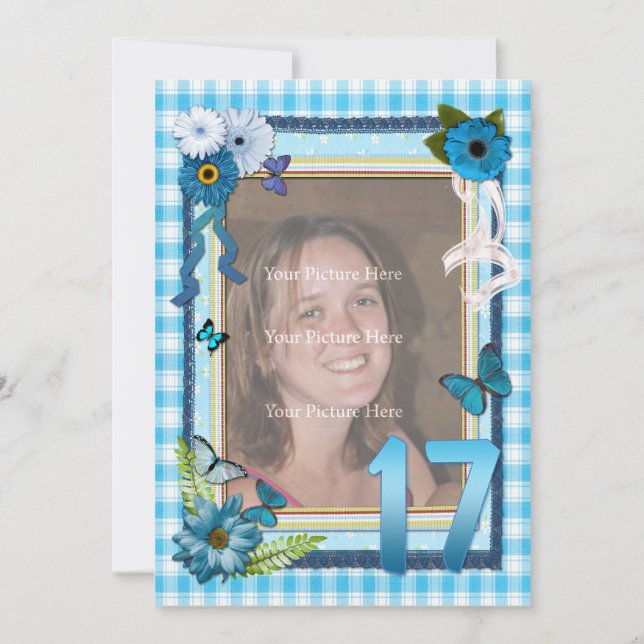 17.ª invitación para la fiesta de cumpleaños de la (Anverso)