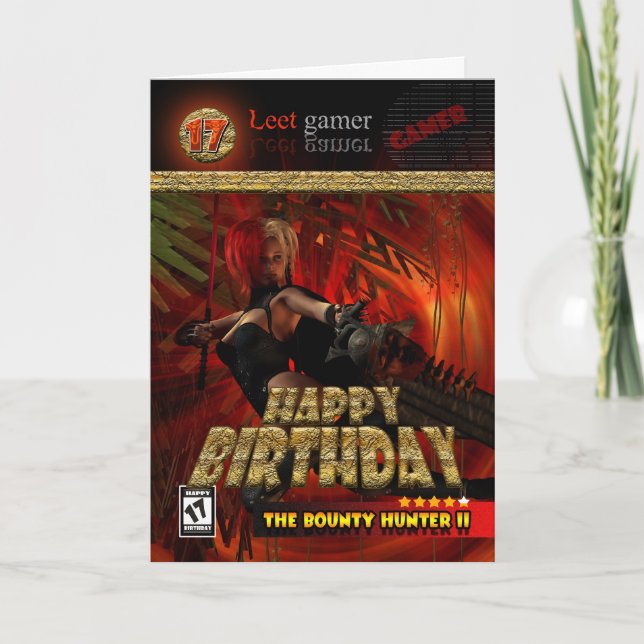 17.ª tarjeta de cumpleaños para los jugadores de B (Anverso)