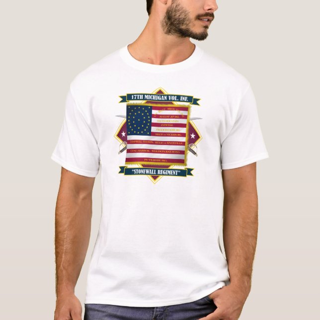 17.º Camisetas de Infantería Voluntario de Michiga (Anverso)