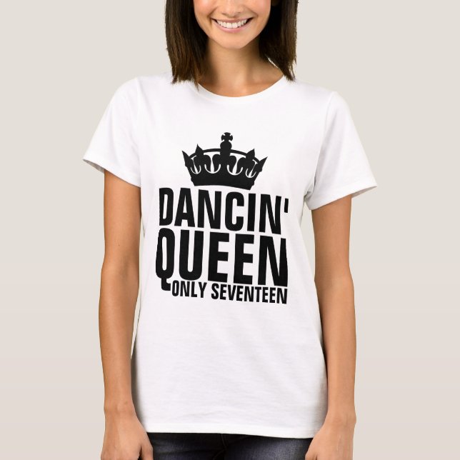 17.º DIECISIETE CAMISETAS DE CHICAS DE CUMPLEAÑOS (Anverso)