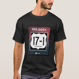 17-1 100.000 Streams En La Camiseta Spotify