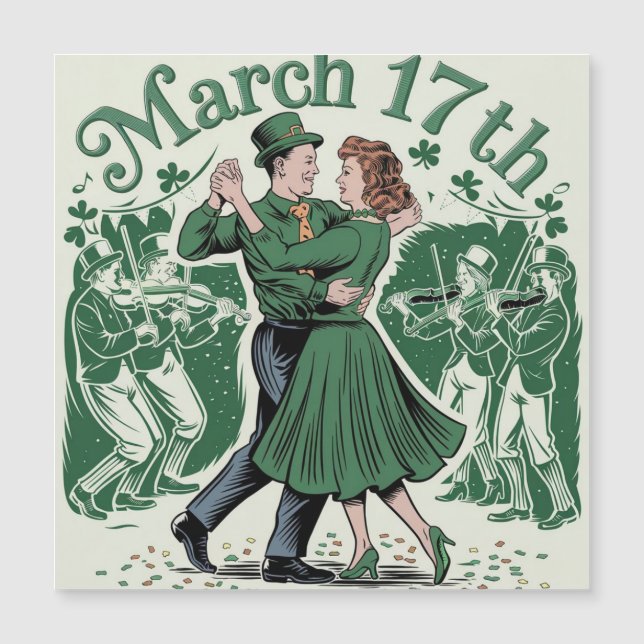 17 de marzo san Patricio. Festival Irlandés (Anverso)