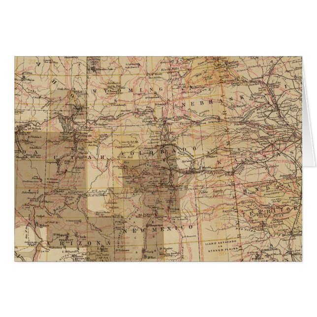 1878 Mapa de progreso de las encuestas geográficas (Anverso (Horizontal))