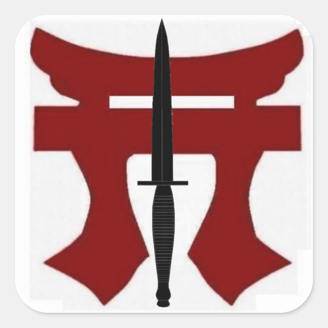 187.ª infantería Rakkasan Torri con Pegatinas dagg (Anverso)