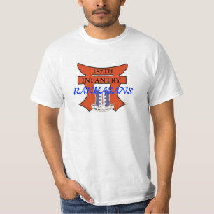 187o Camiseta de la infantería con diseño del