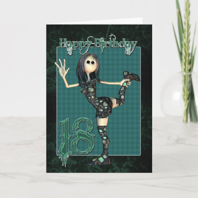 18.ª tarjeta de cumpleaños con Moonies H.I.P Rag D (Anverso)