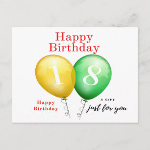 18.ª tarjeta de cumpleaños para ella