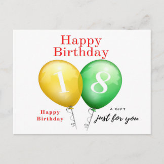 18.ª tarjeta de cumpleaños para ella