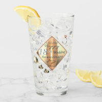 18° aniversario de Boda ojo de gato porcelano