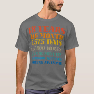 18 Años de Ser Impresionante Camisa
