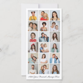 18 Collage de fotos Añadir su propia tarjeta de fe