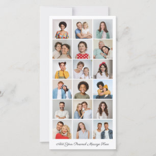 18 Collage de fotos Añadir su propia tarjeta de fe