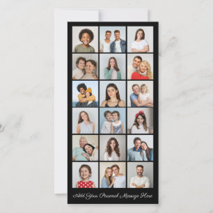 18 Collage de fotos Añadir su propia tarjeta de fe