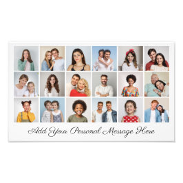 18 Collage de fotos Añadir Un Saludo Foto Ampliaci