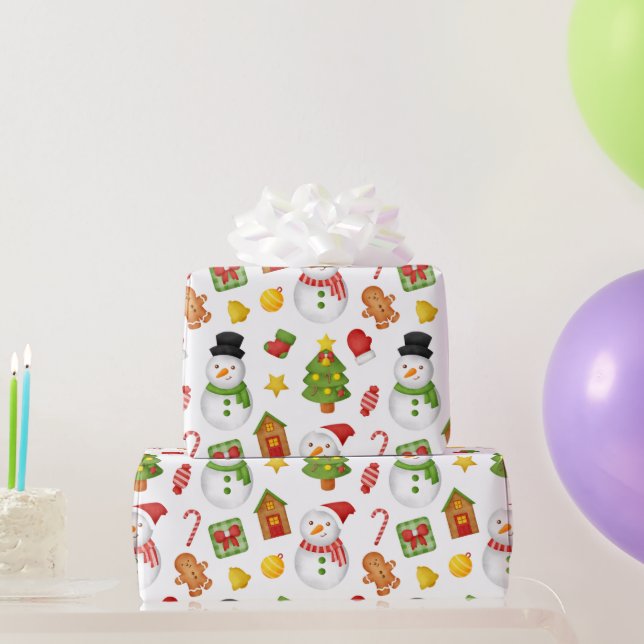 #18 Papel de envolver de paraíso náutico "grande" (Regalos de fiesta)