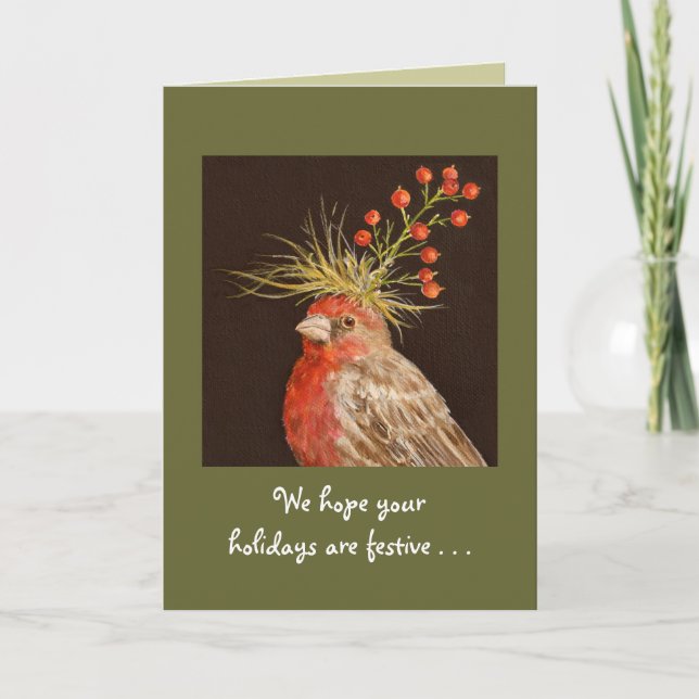 (#18) tener una tarjeta de Navidades festivos (Anverso)